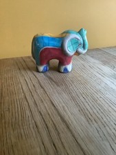 Ceramic Raku Elephant From