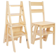 Folding Library Chair, 4 Step