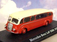 AGOSTINI/ATLAS 1/72 DIECAST MERCEDES-BENZ LoP 3500 COACH/BUS MAROON GERMANY 1935
