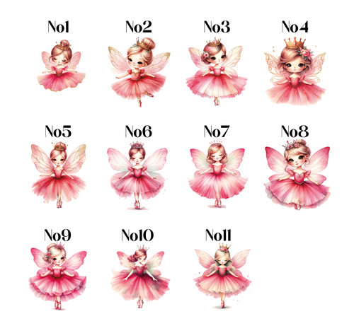 Ballerina fairy cake topper - ballerina,