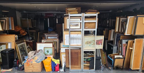 Job lot 500 paintings - -, 2,500