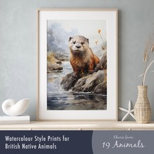 Watercolour Prints of British