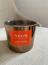 EMPTY Neom BRONZE metallic Candle Jar  420g ‘ COSY NIGHTS’ reflective no box