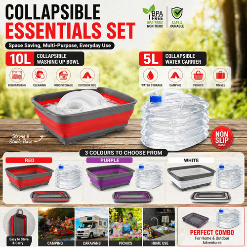 10l collapsible washing - collapsible, up