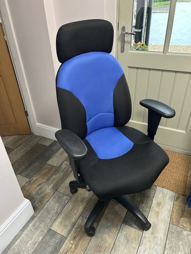 Blue and black executive - and,
