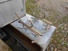 PAIR OF VINTAGE BRASS WALL HAT