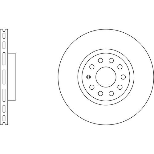 Brake discs vented - discs, for