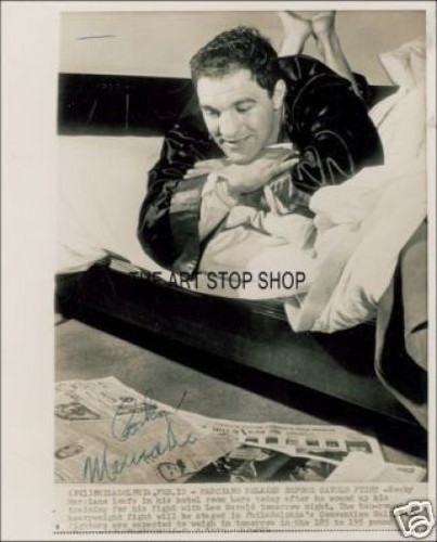 Rocky marciano signed photo - signed,