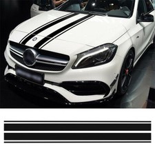 2PCS Car Hood Double Line