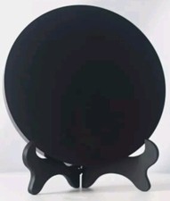 Black glass scrying mirror - mirror, &
