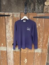 Glenbrae Spiral Lambswool Crew Neck Jumper Golf Men's Size UK Large Made In UK