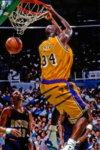Shaquille neal hand - shaquille, signed