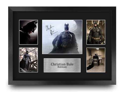 Christian bale signed batman - bale,