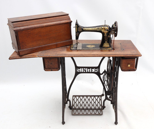 Antique singer 127k treadle - antique,