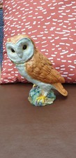 Vintage BESWICK England Barn Owl 1046 Pottery Figurine Appox 7.5 Inches Tall.