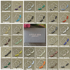 Boho 20mm Hoop Sterling Silver