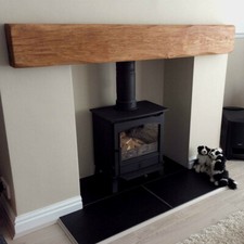 SOLID OAK BEAM FLOATING SHELF