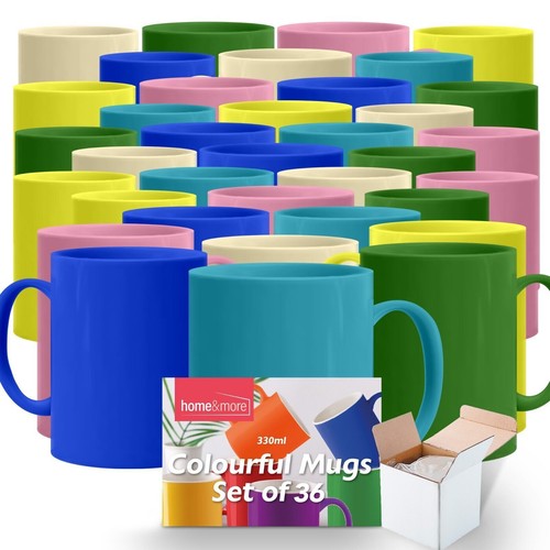 Multi coloured mugs - 12-36,