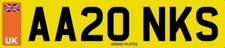 AARON KS NUMBER PLATE AA20 NKS CAR REGISTRATION ARON ARRAN AARONS FEES INCLUDED