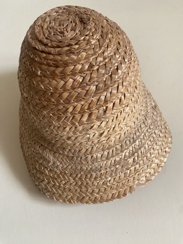 Large doll hat - straw, bonnet