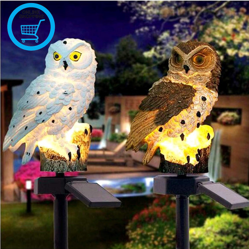 Owl solar led garden - led,