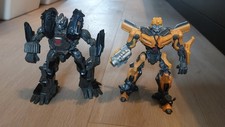 Transformers Hasbro Robo Power Robo Fighters Ironhide and Bumblebee