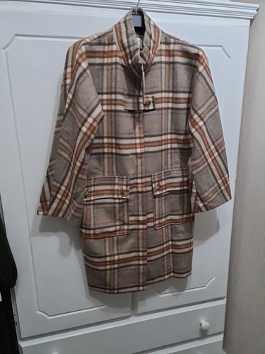 Ladies monsoon camel check - check, s/m