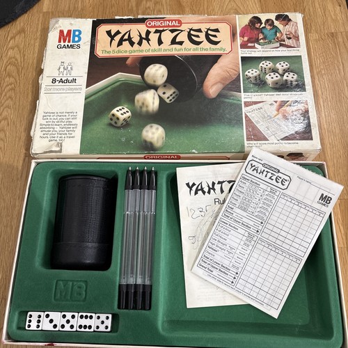 Vintage 1982 games yahtzee - vintage,