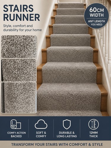 Stair runner grey 16mm thick - runner,