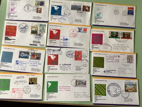 Airmail flight covers mixed - airmail,
