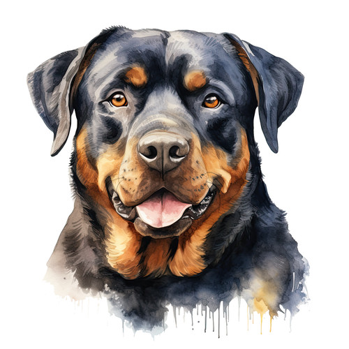 Rottweiler dog car decal - rottweiler,