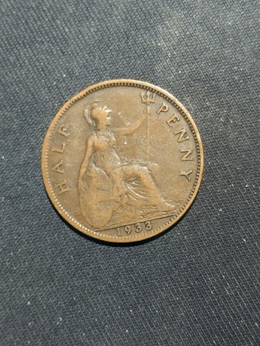 1911 1933 halfpenny 1 - -,