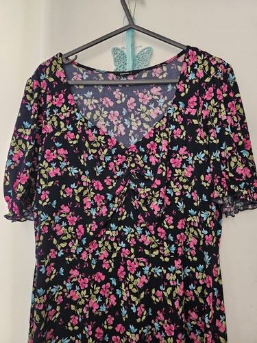 Roman pink long floral - long,