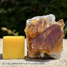 RARE Orange Calcite on