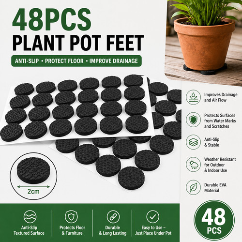 48x pot feet - feet, plant