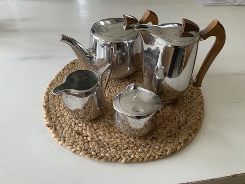 Vintage picquot ware teapot - picquot,