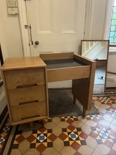 JOHN AND SYLVIA REID STAG C RANGE DRESSING TABLE WITH MIRROR - retro vintage