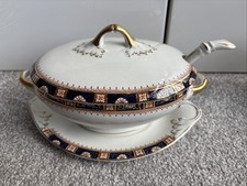 Wood & Sons Windsor Royal Semi Porcelain Sauce Tureen & Stand Plus Ladle