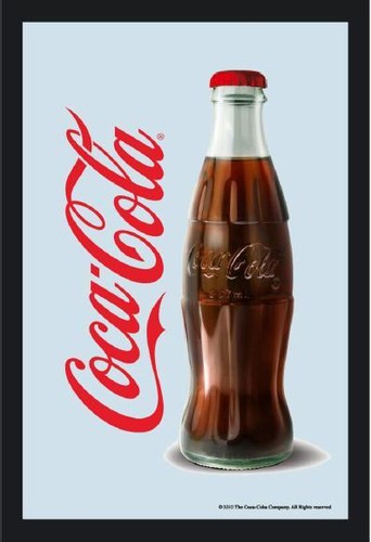 Coca cola bottle - coca-cola, wall
