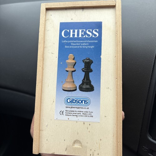 Vintage gibsons games wooden - gibsons,
