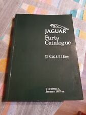 Jaguar XJS 3.6 & 5.3 Factory Parts List Catalogue VGC 1987 XJ-S XJ-SC Cabriolet