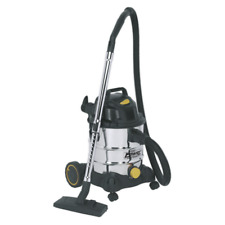 Sealey PC200SD110V Vacuum Cleaner Industrial Wet & Dry 20L 1250W 110V Stainless 