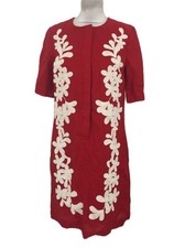 Jaeger Women's Shift Dress Red