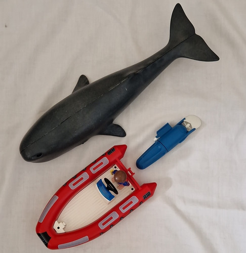 Playmobil whale with red - whale,