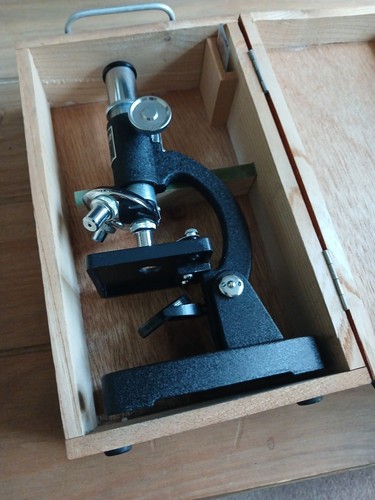 Greenkat microscope wooden - microscope,