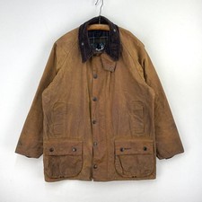 Barbour Classic Moorland Wax Jacket Mens C42 Large Brown Country Vintage Coat