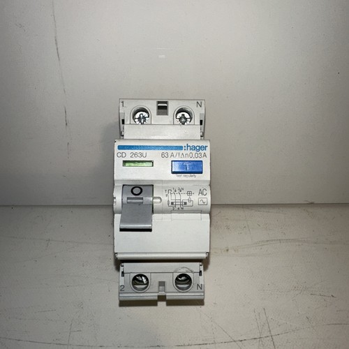 Hager pole rcd 63a - pole, type