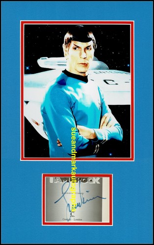 Leonard nimoy signed - leonard, autograph