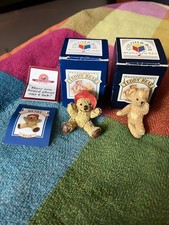 Vintage Peter Fagan Colour Box Miniature HENRY & TEDDY ROBINSON Bears - Boxed!