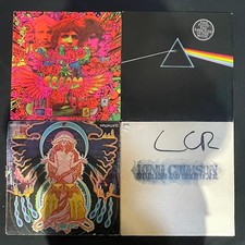 Prog Rock 6 x Vinyl Record LP Job Lot Pink Floyd Cream King Crimson Frank Zappa